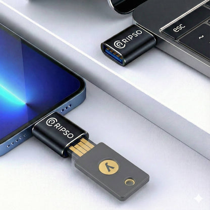 CRIPSO Adaptador OTG de USB-A a USB-C