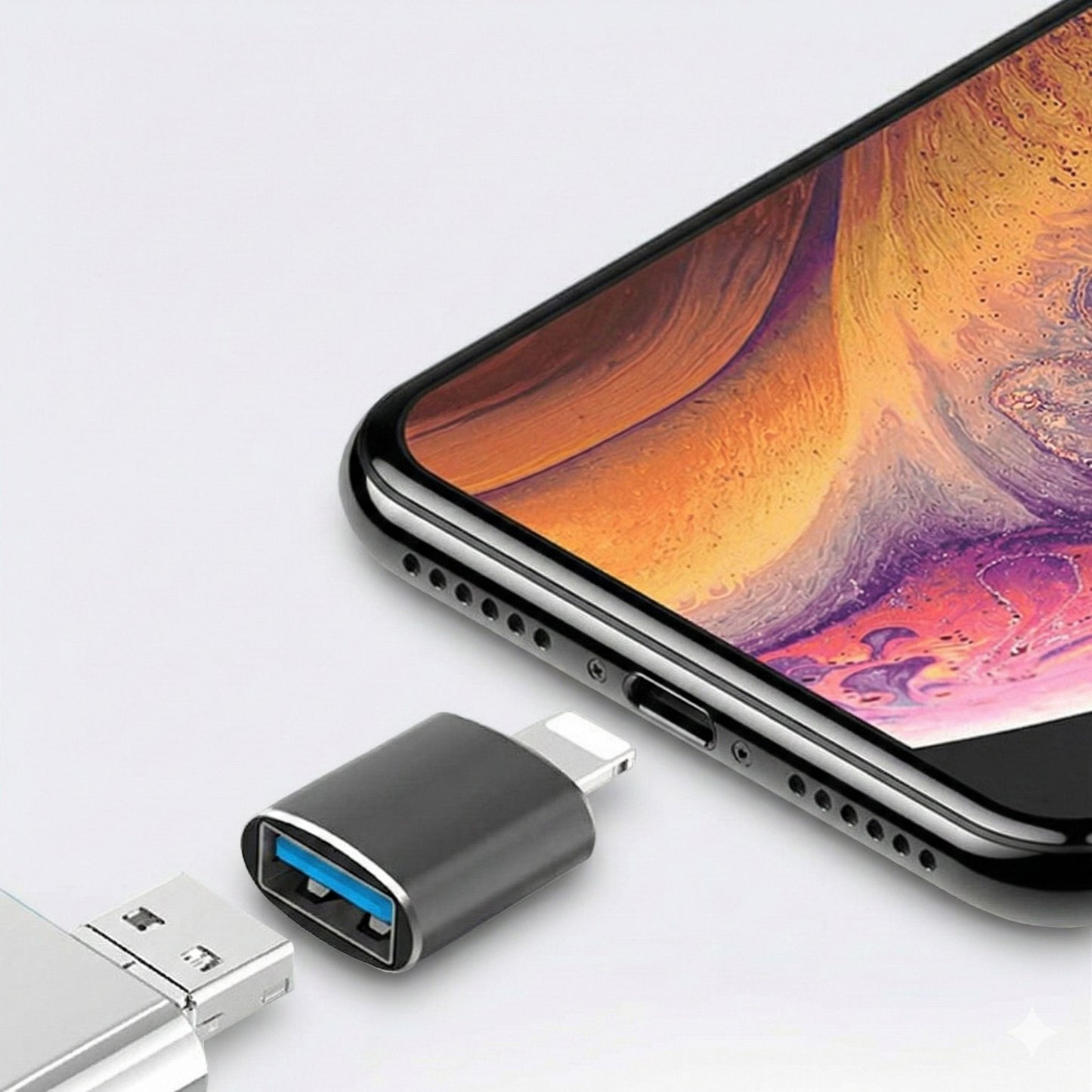 Adaptador OTG de USB-A a Lightning